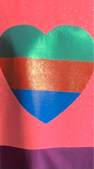 Multi Color Heart T-Shirt