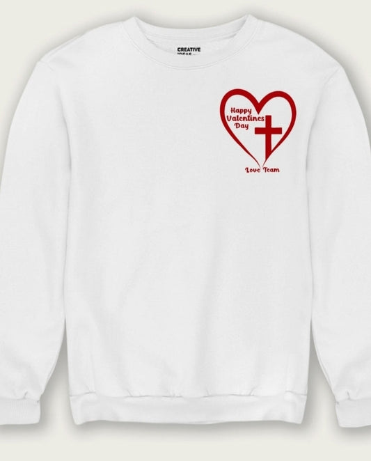 Love Team Valentine Day Sweatshirt